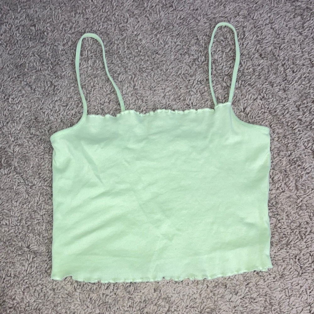 Neon Ruffled croptop tank